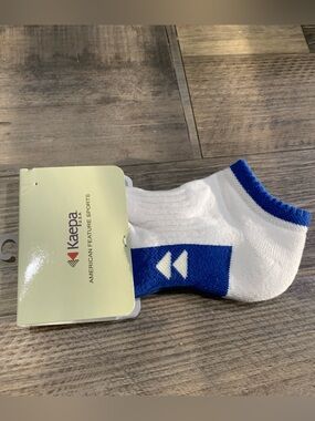 Kaepa Brand Youth Blue & White Cheerleading Athletic Socks w/ Arch Support NWT